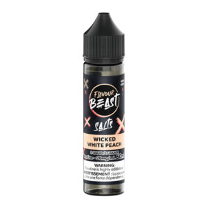 FLAVOUR BEAST E-LIQUID SALT 60ML - WICKED WHITE PEACH