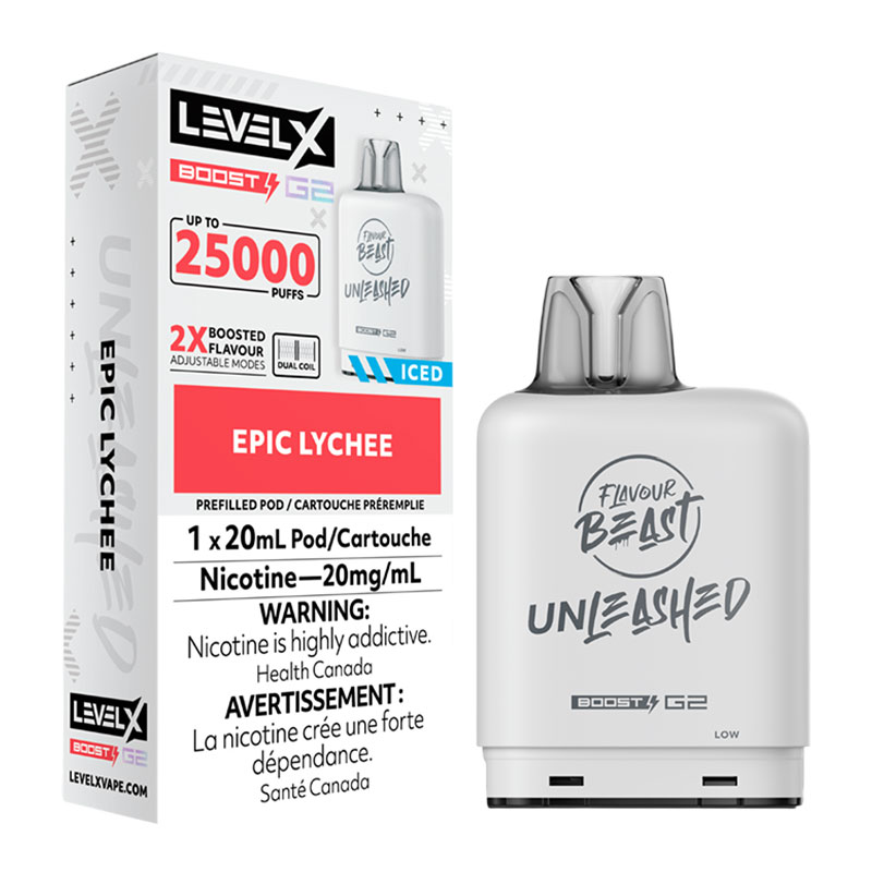 LEVEL X FLAVOUR BEAST UNLEASHED BOOST G2 - EPIC LYCHEE