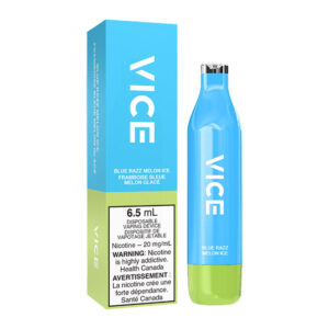 VICE DISPOSABLE BLUE RAZZ MELON ICE 6PC CARTON