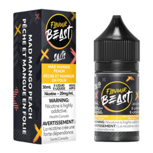 FLAVOUR BEAST E-LIQUID SALT 30ML - MAD MANGO PEACH