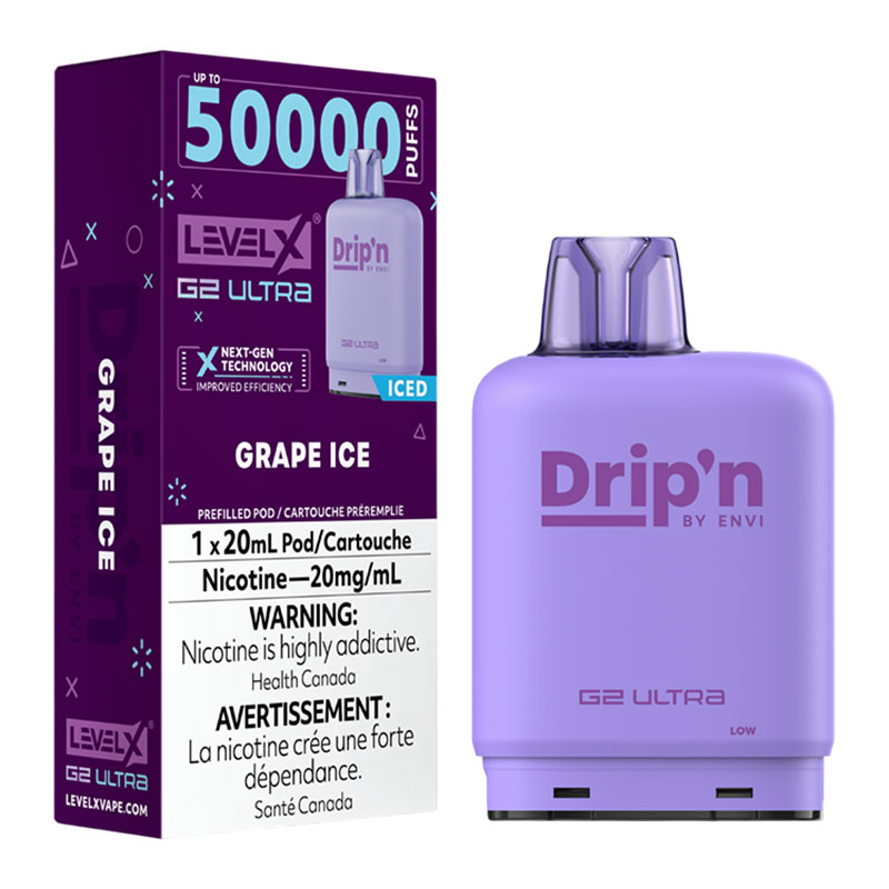 LEVEL X DRIP'N G2 ULTRA - GRAPE ICE
