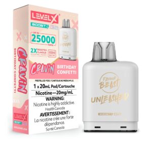 LEVEL X FLAVOUR BEAST UNLEASHED BOOST G2 - BIRTHDAY CONFETTI
