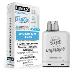 LEVEL X FLAVOUR BEAST UNLEASHED BOOST G2 - EPIC BLUE RAZZ LEMON
