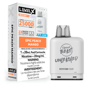 LEVEL X FLAVOUR BEAST UNLEASHED BOOST G2 - EPIC PEACH MANGO