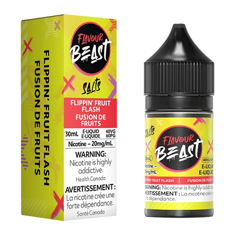 FLAVOUR BEAST E-LIQUID SALT 30ML - FLIPPIN' FRUIT FLASH