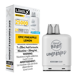 LEVEL X FLAVOUR BEAST UNLEASHED BOOST G2 - EPIC PINEAPPLE LEMON