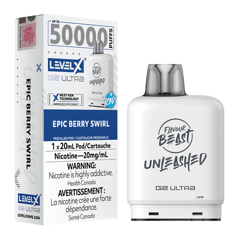 LEVEL X UNLEASHED G2 ULTRA - EPIC BERRY SWIRL ICED