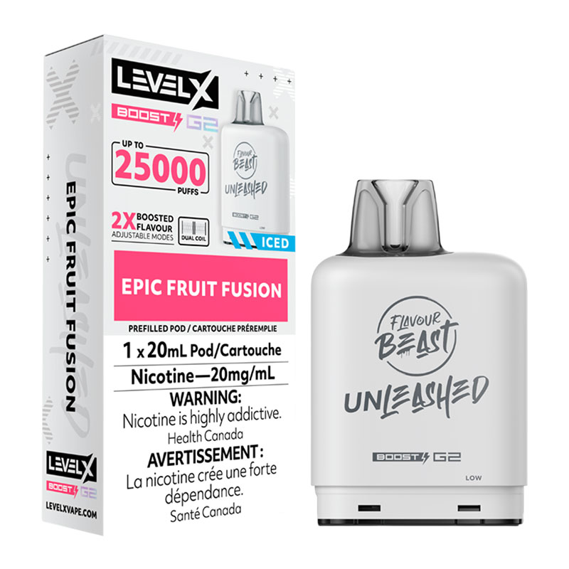 LEVEL X FLAVOUR BEAST UNLEASHED BOOST G2 - EPIC FRUIT FUSION