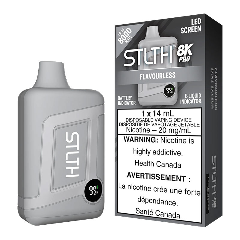 STLTH 8K PRO - FLAVOURLESS 5PC CARTON