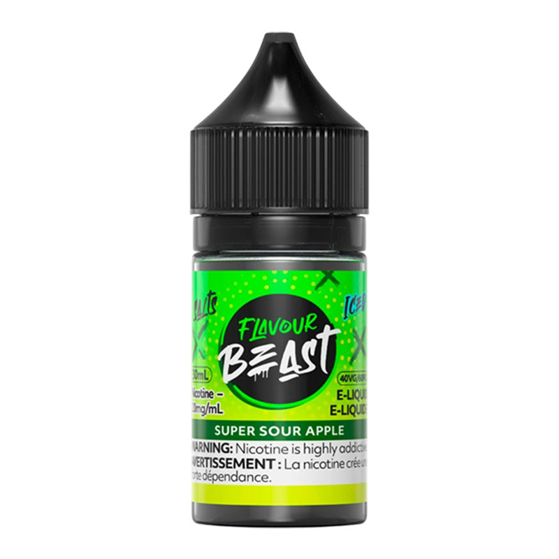 FLAVOUR BEAST E-LIQUID SALT 30ML - SUPER SOUR APPLE