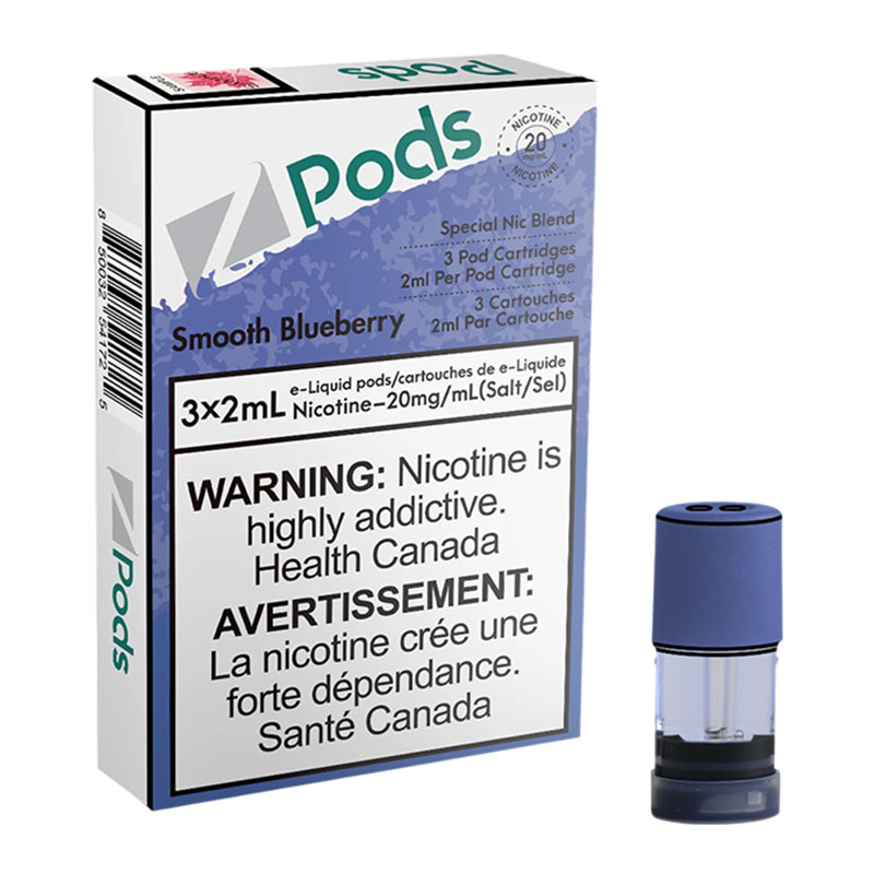 Z POD 2% 3 X 2ML - SMOOTH BLUEBERRY
