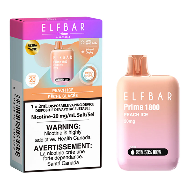 ELF BAR PRIME 1800 - PEACH ICE