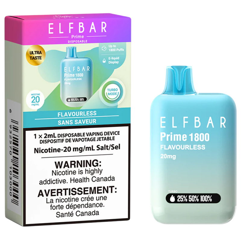 ELF BAR PRIME 1800 - FLAVORLESS