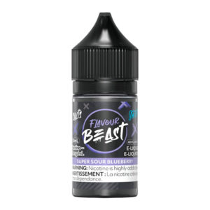 FLAVOUR BEAST E-LIQUID SALT 30ML - SUPER SOUR BLUEBERRY ICED