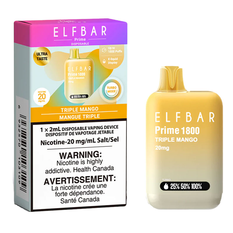 ELF BAR PRIME 1800 - TRIPPLE MANGO