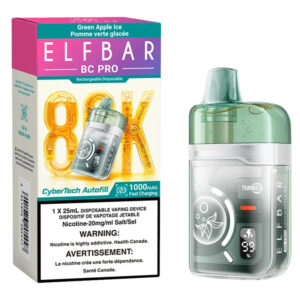 ELF BAR BC PRO 80K - GREEN APPLE ICE
