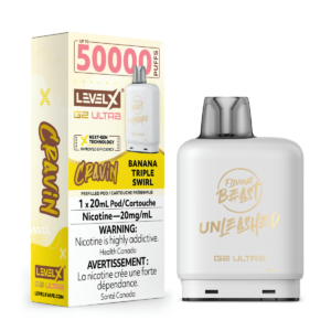LEVEL X FLAVOUR BEAST G2 ULTRA - CRAVIN' BANANA TRIPLE SWIRL