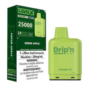 ENVI DRIP'N LEVEL X BOOST GREEN APPLE 6PC G2