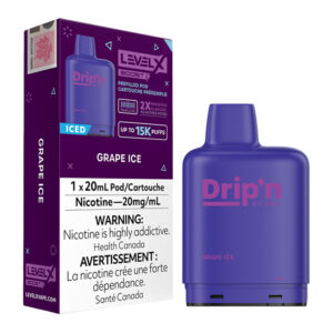ENVI DRIP'N LEVEL X BOOST GRAPE ICE 6PC
