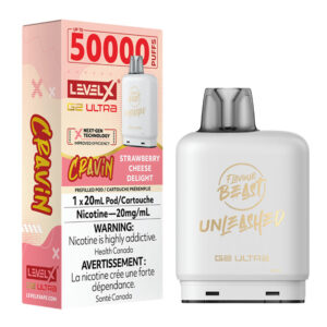 LEVEL X FLAVOUR BEAST G2 ULTRA - CRAVIN' STRAWBERRY CHEESE DELIGHT