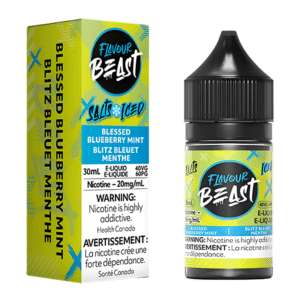 FLAVOUR BEAST E-LIQUID SALT 30ML - BLESSED BLUEBERRY MINT ICED