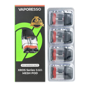 VAPORESSO COREX 3.0 XROS 0.6 OHM MESH REPLACEMENT POD 3ML 4/PK