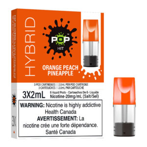 POP HIT HYBRID 3 X 2ML - ORANGE PEACH PINEAPPLE