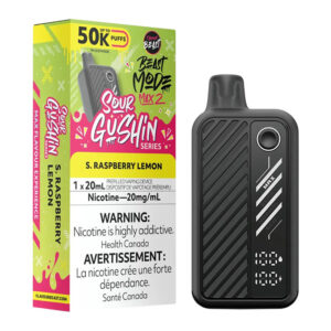 BEAST MODE MAX 2 - SOUR GUSHIN S. RASPBERRY LEMON