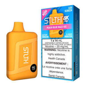 STLTH 8K PRO - PEACH BLUE RAZZ ICE