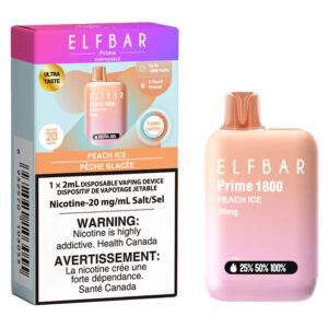 ELF BAR PRIME 1800 - PEACH ICE