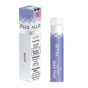 ALLO 2500 BLUE RASPBERRY 5 PC CARTON