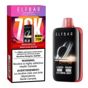 ELFBAR MOONLIGHT 70K - WATERMELON ICE 5CT