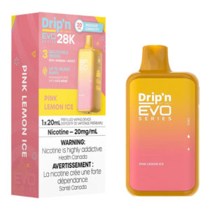 ENVI DRIP'N EVO 28K PINK LEMON ICE 5PC CARTON