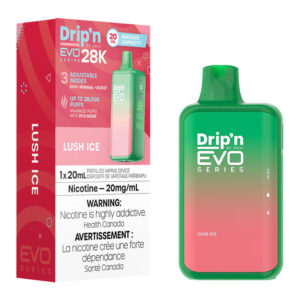 ENVI DRIP'N EVO 28K LUSH ICE 5PC CARTON