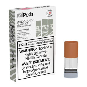 Z POD 2% 3 X 2ML - MANGO PEACH GUAVA ICE