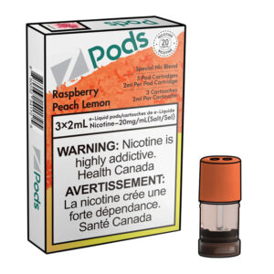 Z POD 2% 3 X 2ML - RASPBERRY PEACH LEMON
