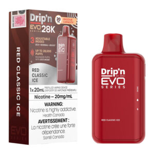 ENVI DRIP'N EVO 28K RED CLASSIC ICE 5PC CARTON