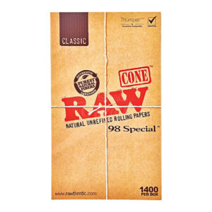 RAW PRE-ROLLED CLASSIC CONE 98 SPECIAL – 1400/BOX