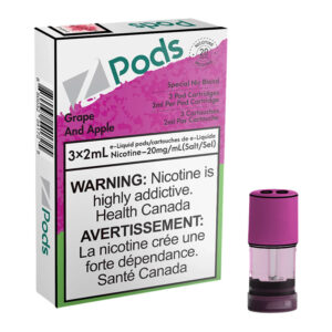 Z POD 2% 3 X 2ML - GRAPE AND APPLE