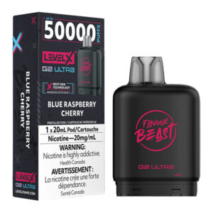 LEVEL X FLAVOUR BEAST G2 ULTRA 50K - BLUE RASPBERRY CHERRY