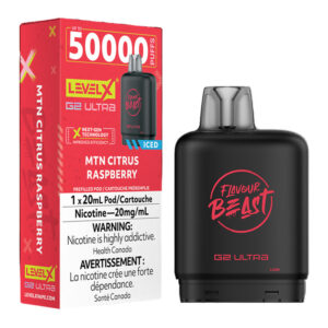 LEVEL X FLAVOUR BEAST G2 ULTRA 50K - MTN CITRUS RASPBERRY ICED