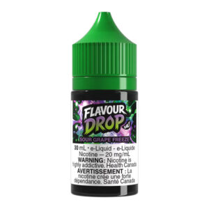SOUR GRAPE FREEZE BY FLAVOUR DROP SALT [ON] - 20MG / 30ML - 628148136780