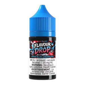 SOUR BLUE CHERRY ICE BY FLAVOUR DROP SALT [ON] - 20MG / 30ML - 628148136773