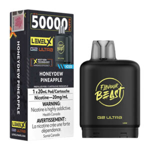 LEVEL X FLAVOUR BEAST G2 ULTRA 50K - HONEYDEW PINEAPPLE ICED