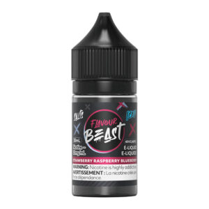 FLAVOUR BEAST E-LIQUID SALT 30ML - STRAWBERRY RASPBERRY BLUEBERRY ICED