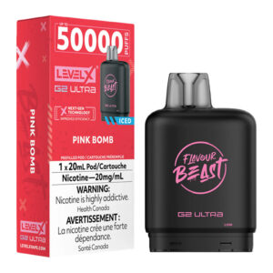 LEVEL X FLAVOUR BEAST G2 ULTRA 50K - PINK BOMB ICED