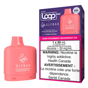 LOOP MAX X ELF BAR - SOUR STRAWBERRY DRAGONFRUIT ICE