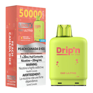 LEVEL X DRIP'N G2 ULTRA - PEACH CANADA D ICE