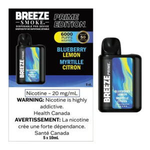 BREEZE PRIME S50 6000 (8ML) - BLUEBERRY LEMON