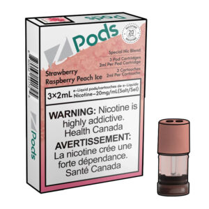 Z POD 2% 3 X 2ML - STRAWBERRY RASPBERRY PEACH ICE